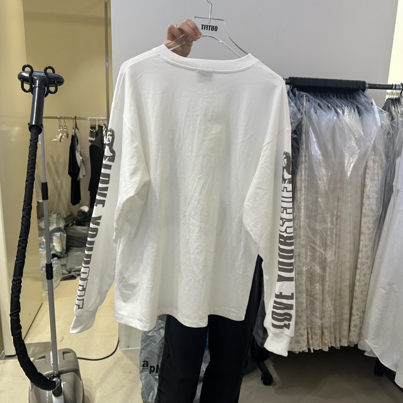 OUTFIT韓國直郵㊣女裝新品休閑25春夏熱賣推薦時尚職業長袖T恤OUTFIT長袖T恤