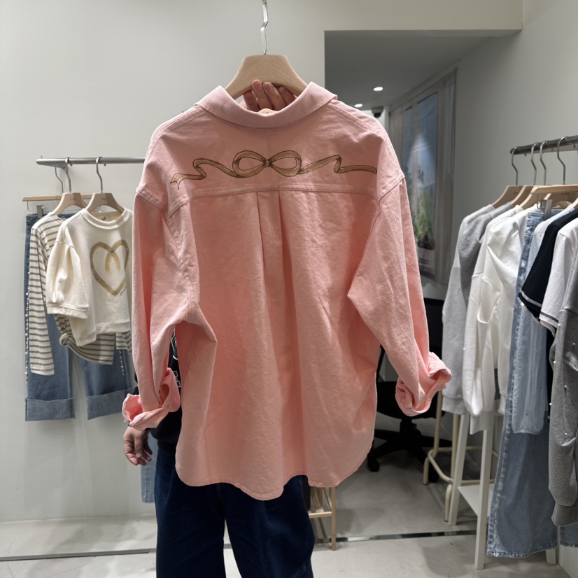 JOEL韓國直郵㊣東大門實拍女裝新品推薦25春夏職業襯衫蕾絲衫JOEL襯衫/蕾絲衫