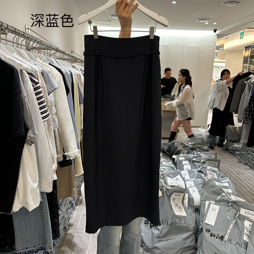 VIVE韓國㊣直郵東大門代購女裝新款25春夏熱賣人氣職業長裙VIVE長裙