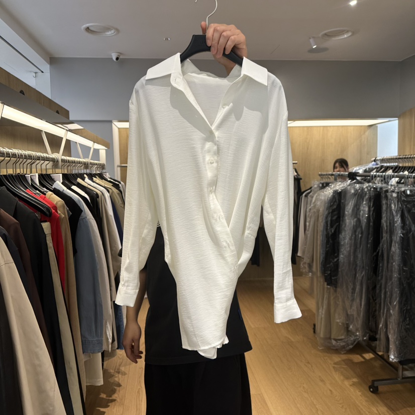 LEFANCY韓國直郵㊣東大門實拍女裝新品職業25春夏襯衫蕾絲衫LEFANCY襯衫/蕾絲衫