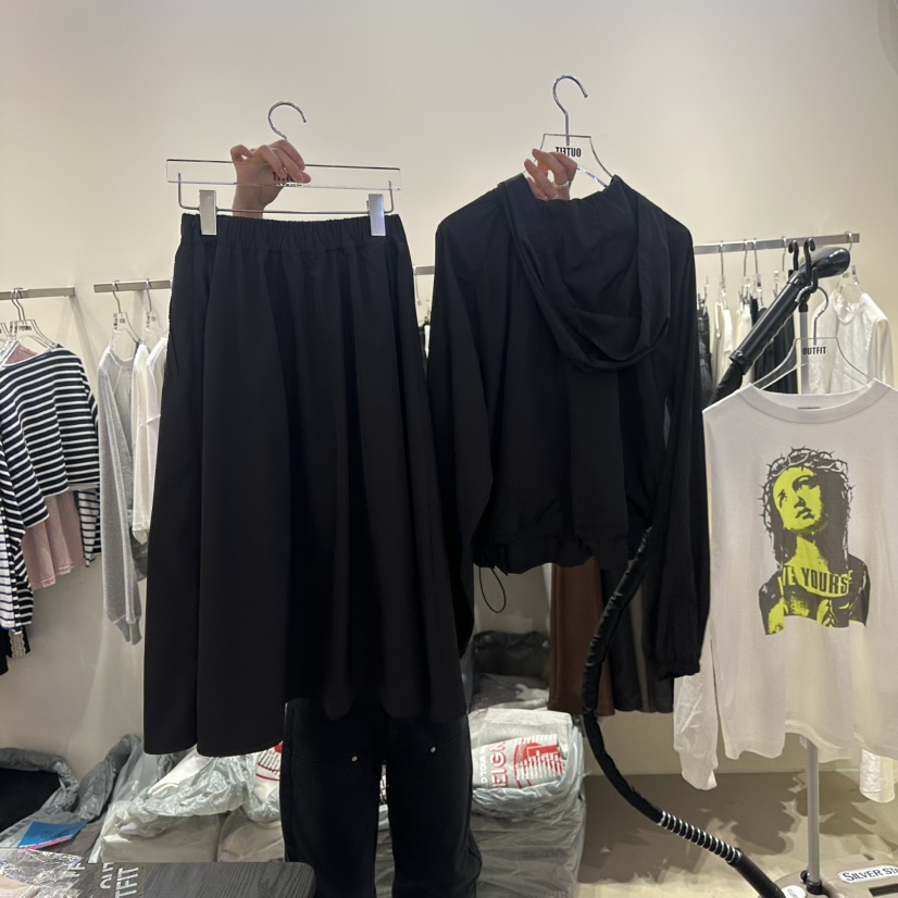 OUTFIT韓國直郵㊣東大門實拍女裝新品熱賣推薦時尚25春夏衛衣OUTFIT衛衣