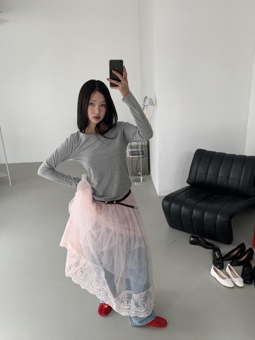 MURMUR直郵韓國代購㊣女裝新品時尚休閑人氣熱賣25春夏長裙MURMUR長裙