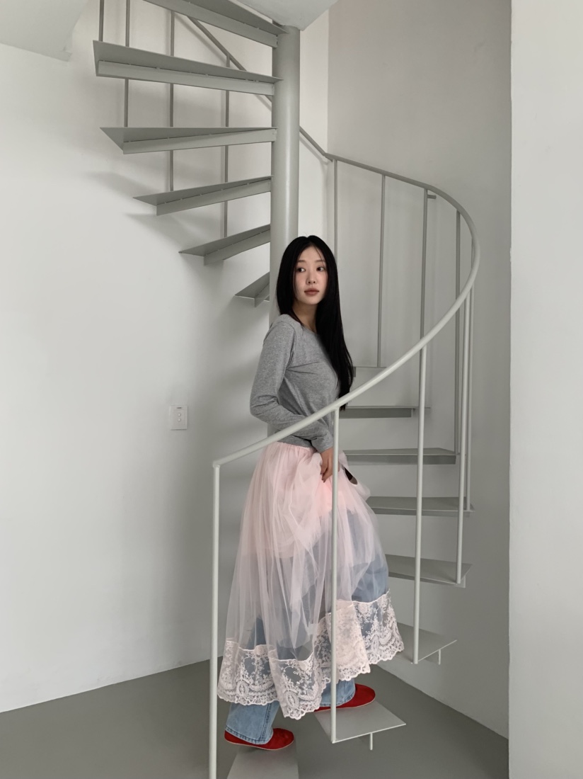 MURMUR直郵韓國代購㊣女裝新品時尚休閑人氣熱賣25春夏長裙MURMUR長裙