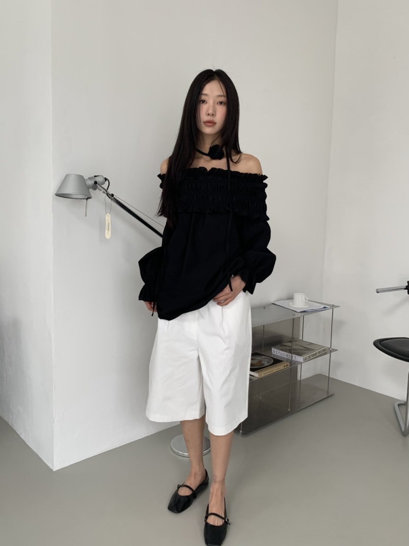 MURMUR韓國㊣直郵東大門代購女裝新款人氣時尚休閑襯衫蕾絲衫MURMUR襯衫/蕾絲衫