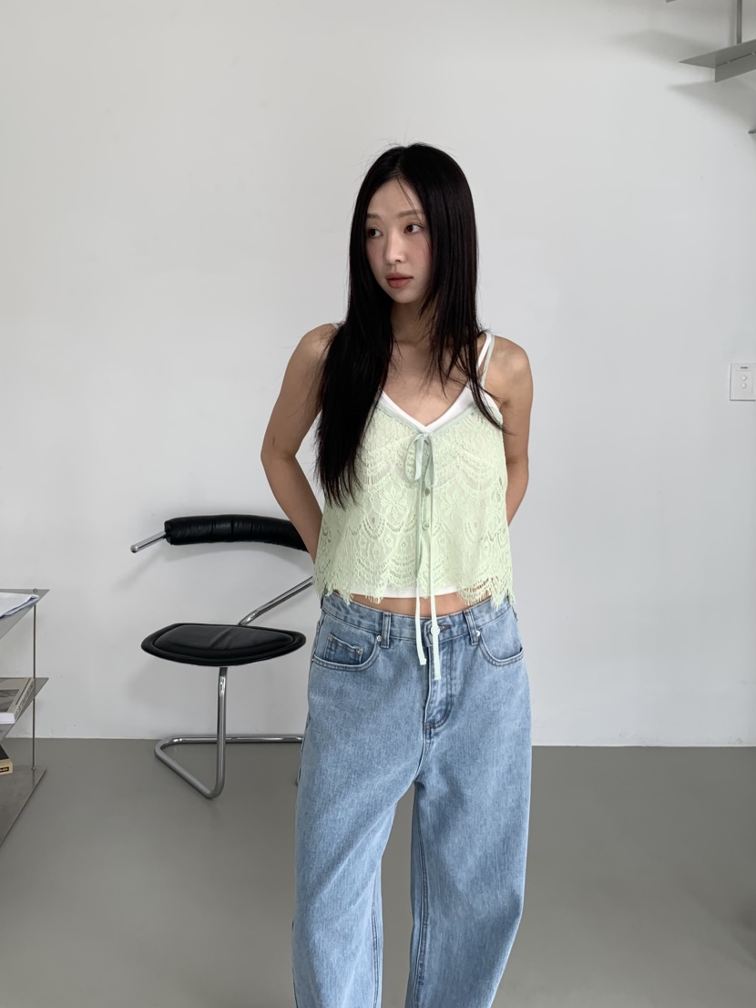 MURMUR韓國直郵㊣女裝新款休閑熱賣時尚人氣25春夏吊帶背心MURMUR吊帶/背心