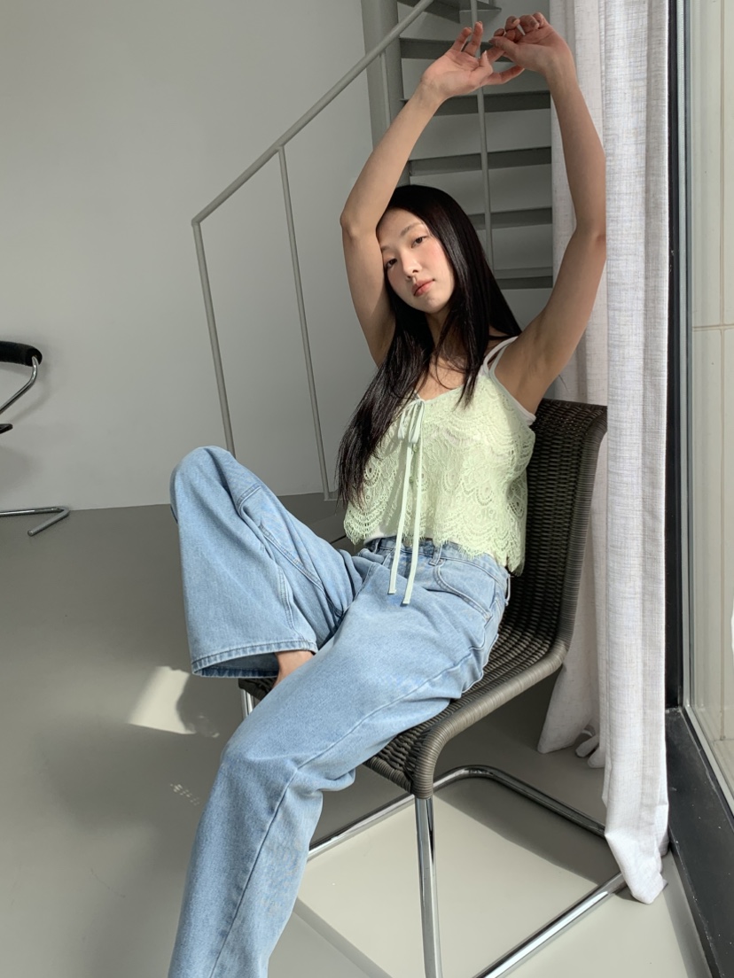 MURMUR韓國直郵㊣女裝新款休閑熱賣時尚人氣25春夏吊帶背心MURMUR吊帶/背心