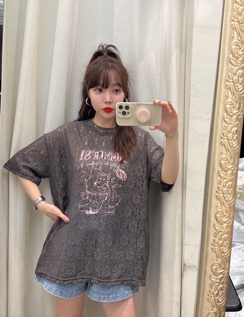 LOVABLE韓國㊣直郵東大門代購女裝新品職業時尚人氣25春夏T恤LOVABLET恤
