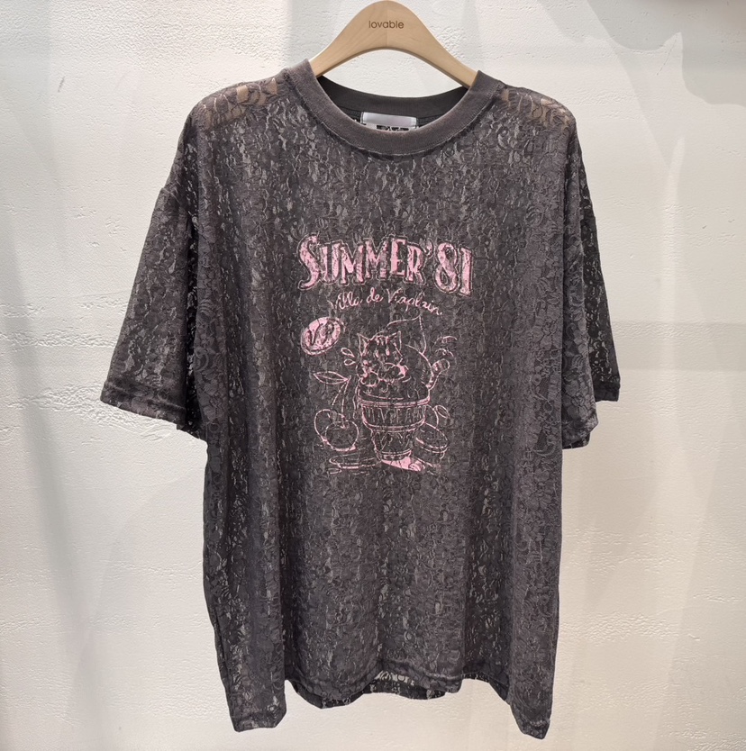 LOVABLE韓國㊣直郵東大門代購女裝新品職業時尚人氣25春夏T恤LOVABLET恤圖色1