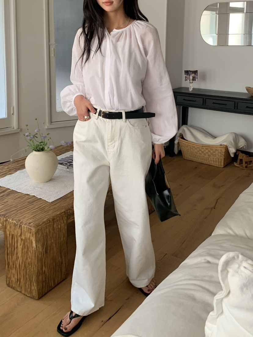 BLEECKER直郵韓國代購㊣女裝新款人氣推薦25春夏熱賣休閑褲BLEECKER休閑褲