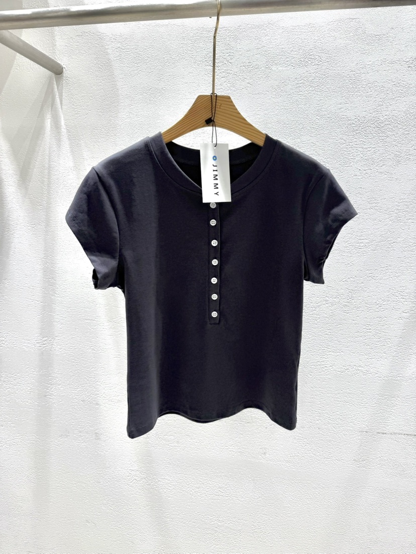 JIMMY韓國直郵㊣東大門實拍女裝新款休閑推薦人氣熱賣時尚T恤JIMMY/REMAKET恤圖色2
