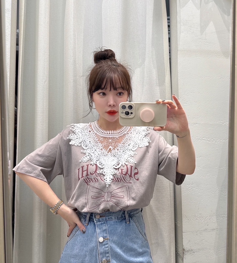 LOVABLE直郵韓國代購㊣女裝新品推薦休閑職業25春夏人氣T恤LOVABLET恤