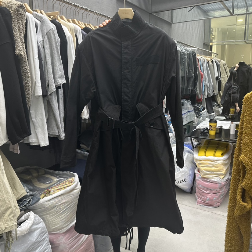 UOOV直郵韓國代購㊣女裝新品25春夏熱賣職業人氣休閑長款風衣UOOV長款風衣圖色3