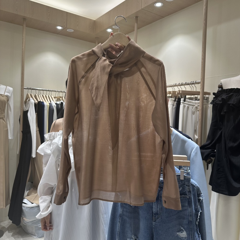 VINTAGE VIBE直郵韓國代購㊣女裝新品休閑職業熱賣襯衫蕾絲衫VINTAGE VIBE襯衫/蕾絲衫圖色3