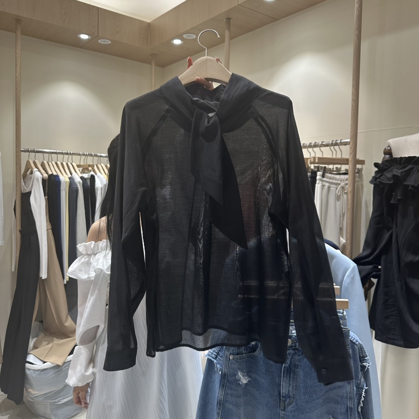 VINTAGE VIBE直郵韓國代購㊣女裝新品休閑職業熱賣襯衫蕾絲衫VINTAGE VIBE襯衫/蕾絲衫圖色4