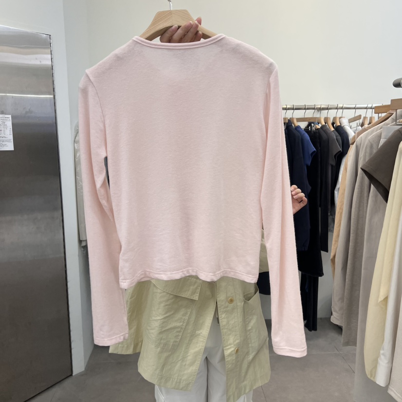 MOIBLE直郵韓國代購㊣女裝新品熱賣25春夏推薦時尚休閑長袖T恤MOIBLE長袖T恤