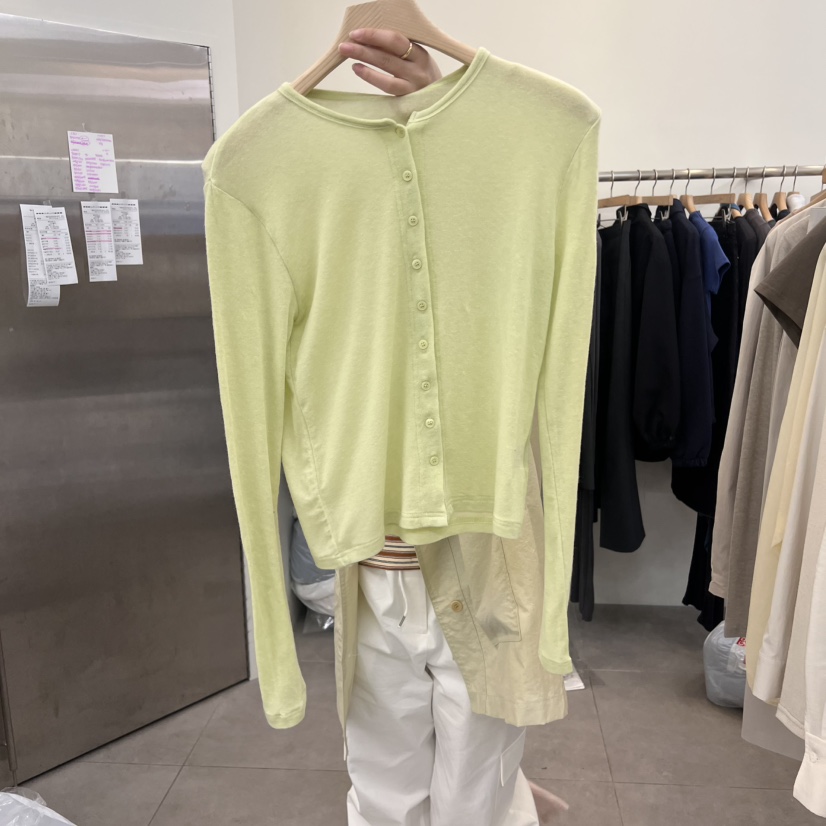 MOIBLE直郵韓國代購㊣女裝新品熱賣25春夏推薦時尚休閑長袖T恤MOIBLE長袖T恤圖色4