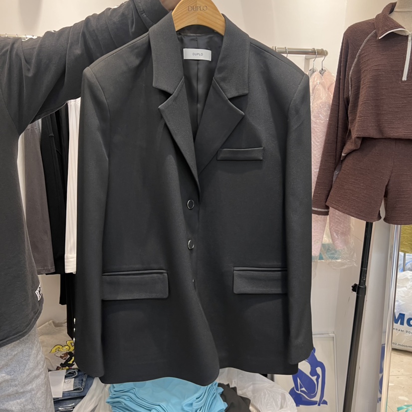 DUPLO直郵韓國代購㊣女裝新品職業時尚人氣休閑熱賣25春夏夾克DUPLO夾克圖色2