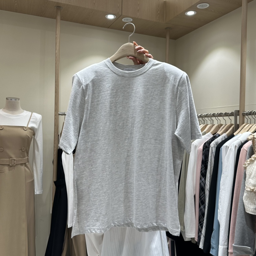 VINTAGE VIBE韓國直郵㊣女裝新品熱賣推薦25春夏人氣休閑T恤VINTAGE VIBET恤圖色2