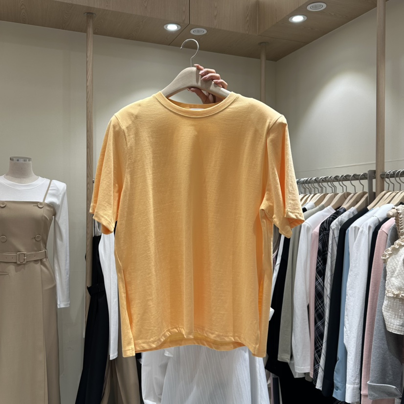 VINTAGE VIBE韓國直郵㊣女裝新品熱賣推薦25春夏人氣休閑T恤VINTAGE VIBET恤圖色3