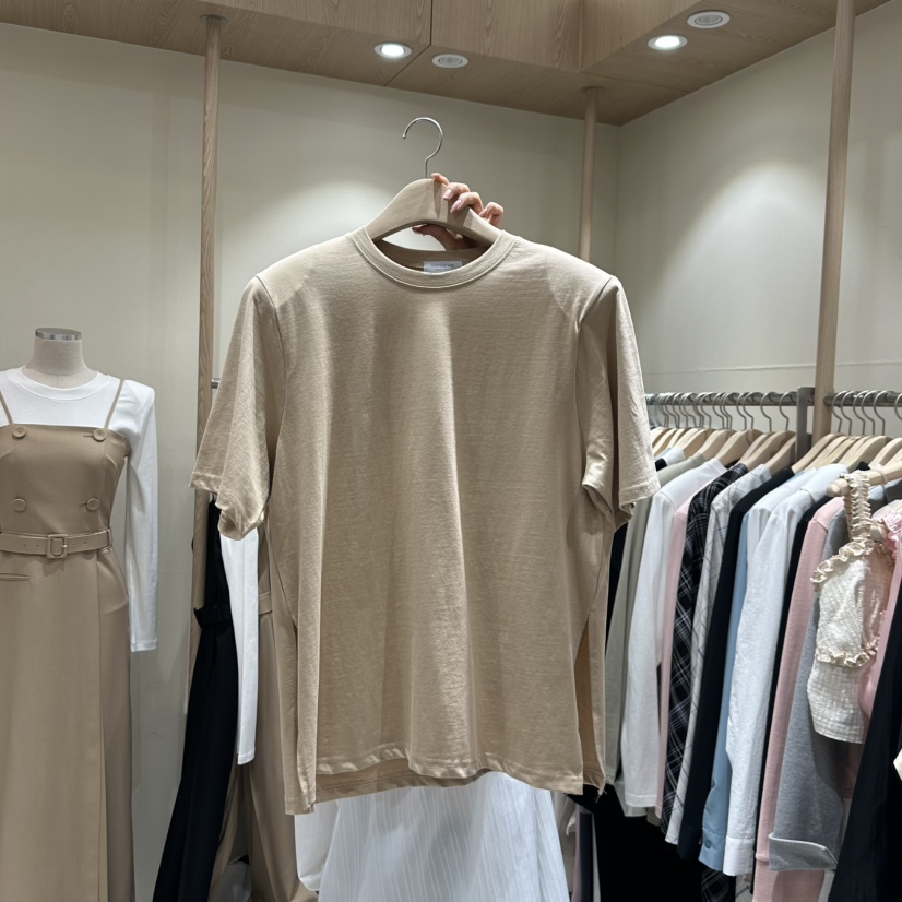 VINTAGE VIBE韓國直郵㊣女裝新品熱賣推薦25春夏人氣休閑T恤VINTAGE VIBET恤圖色4