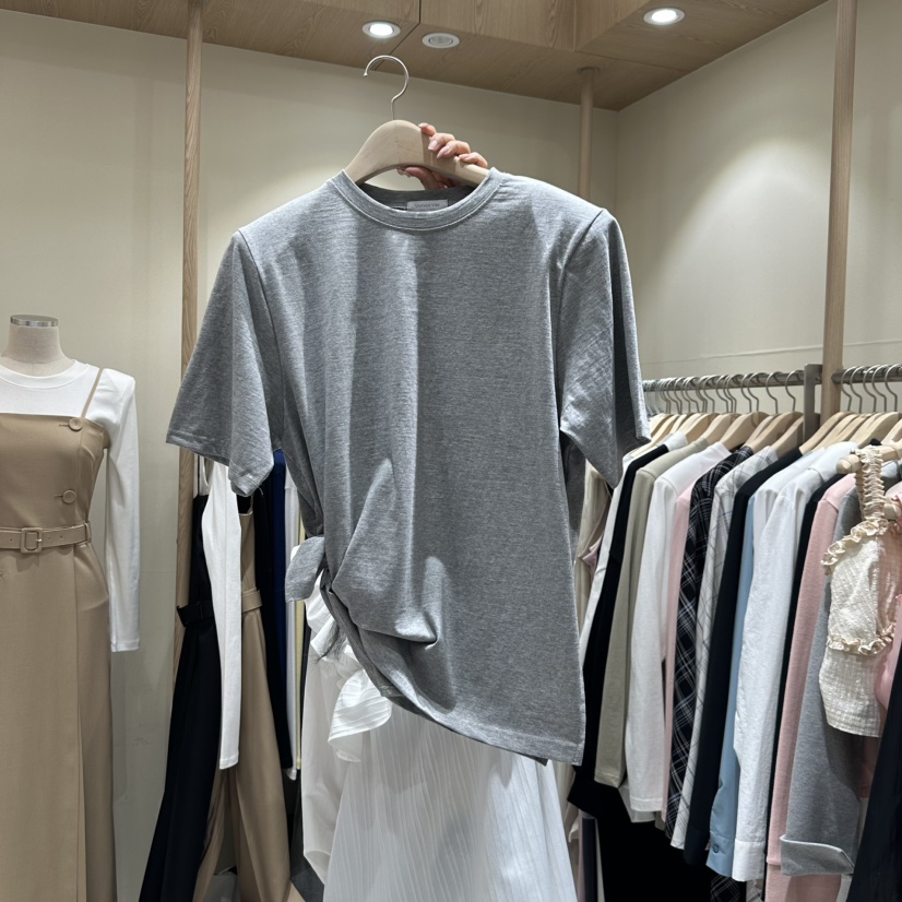 VINTAGE VIBE韓國直郵㊣女裝新品熱賣推薦25春夏人氣休閑T恤VINTAGE VIBET恤圖色5