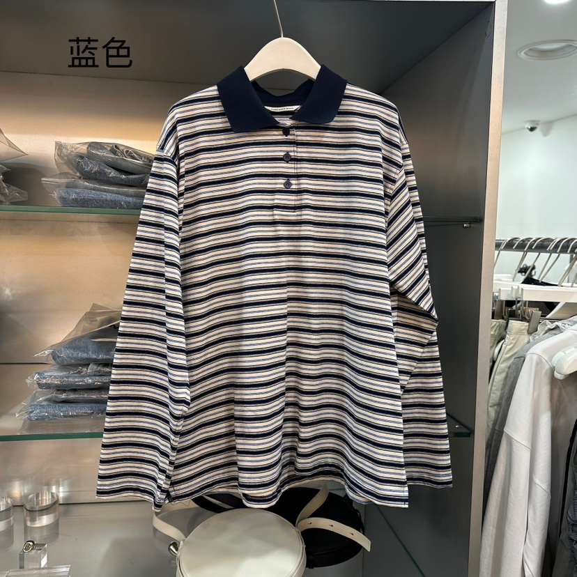AIME HOPE MAKE韓國直郵㊣女裝新品推薦休閑熱賣時尚長袖T恤AIME HOPE MAKE長袖T恤圖色2