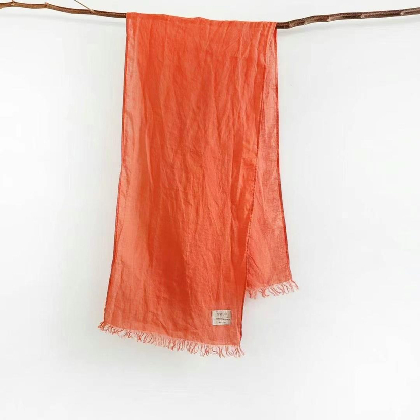 PUCO韓國直郵㊣東大門實拍女裝新品人氣時尚休閑圍巾披肩亞麻PUCO圍巾/披肩圖色3