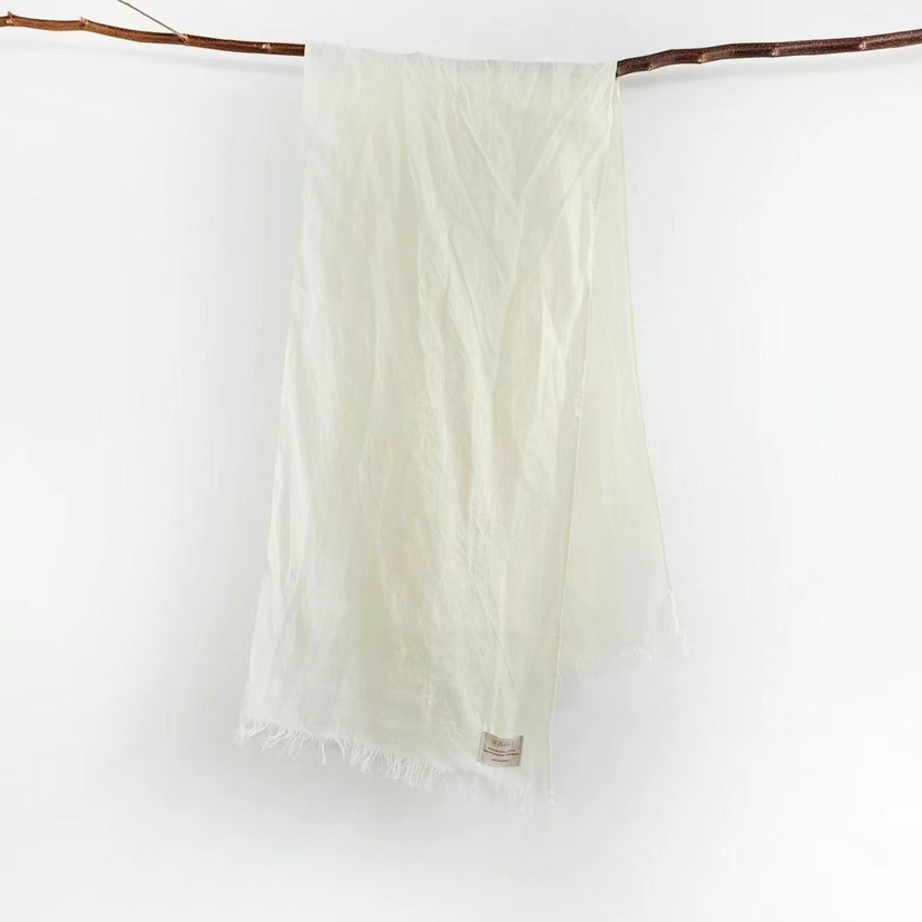 PUCO韓國直郵㊣東大門實拍女裝新品人氣時尚休閑圍巾披肩亞麻PUCO圍巾/披肩圖色4