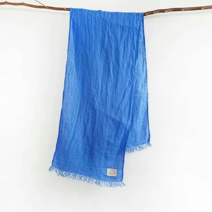 PUCO韓國直郵㊣東大門實拍女裝新品人氣時尚休閑圍巾披肩亞麻PUCO圍巾/披肩圖色6