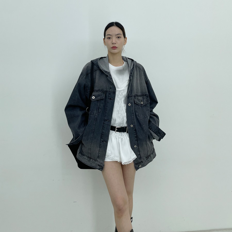 D2/A2直郵韓國代購㊣女裝新品時尚休閑職業人氣熱賣夾克連帽D2/A2夾克