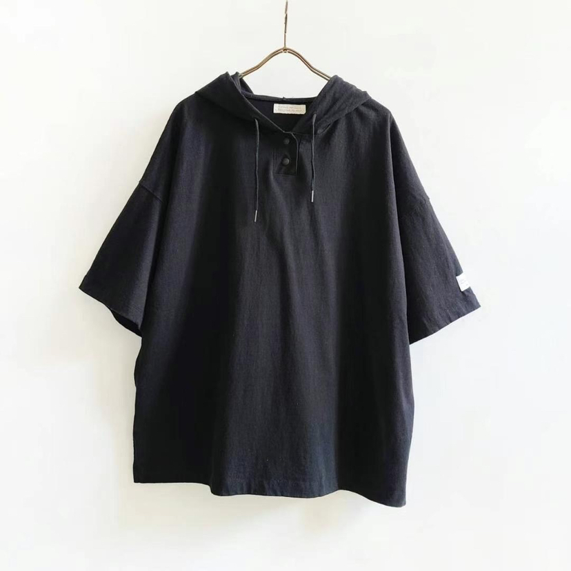 PUCO韓國直郵㊣女裝新款職業人氣熱賣休閑推薦25春夏T恤連帽PUCOT恤圖色3