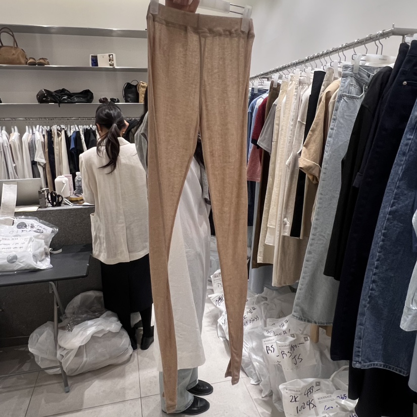 WOOD SAGE直郵韓國代購㊣女裝新品時尚休閑打底褲鯊魚褲修身WOOD SAGE打底褲/鯊魚褲圖色3