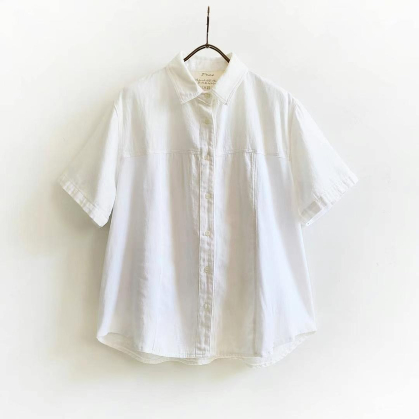 PUCO韓國直郵㊣女裝新品人氣職業時尚熱賣休閑25春夏襯衫蕾絲衫PUCO襯衫/蕾絲衫圖色1