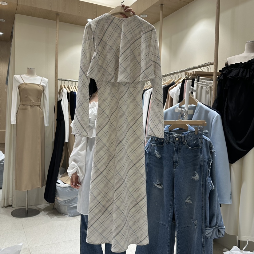 VINTAGE VIBE韓國直郵㊣女裝新品職業推薦時尚人氣25春夏連衣裙VINTAGE VIBE連衣裙