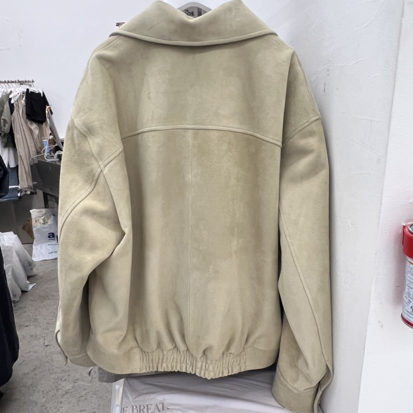BREATHE韓國直郵㊣東大門實拍女裝新品熱賣時尚職業皮衣羊皮BREATHE皮衣