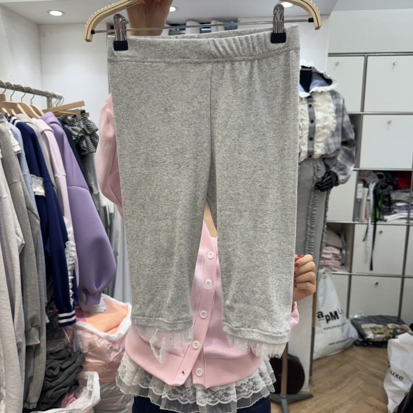 DE LINE韓國直郵㊣女裝新品25春夏休閑打底褲鯊魚褲緊身褲DE LINE打底褲/鯊魚褲圖色2