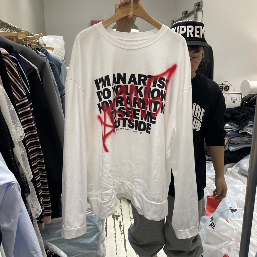 ABBEYLEE韓國直郵㊣女裝新款熱賣人氣休閑時尚職業推薦長袖T恤ABBEYLEE長袖T恤