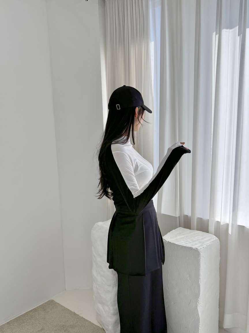 AVEC-OT韓國㊣直郵東大門代購女裝新款熱賣25春夏人氣長袖T恤AVEC-OT長袖T恤