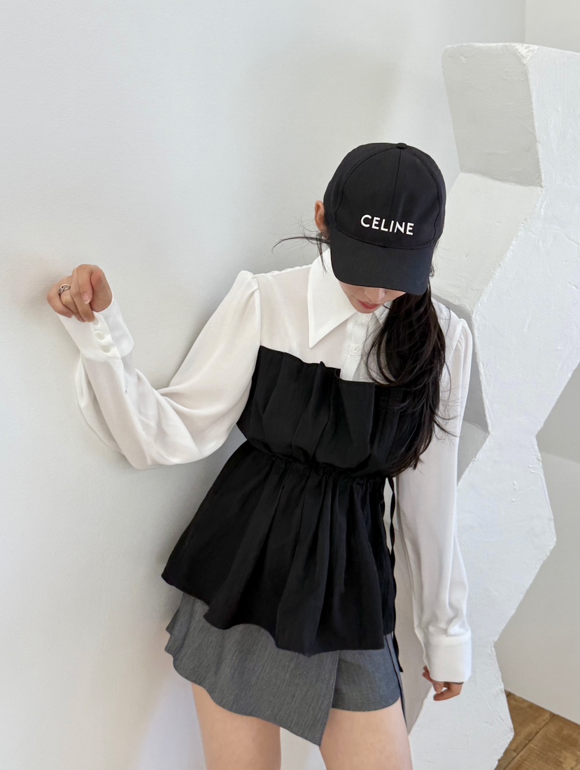 AVEC-OT韓國直郵㊣女裝新款推薦人氣25春夏時尚襯衫蕾絲衫EIGHTGLOW襯衫/蕾絲衫