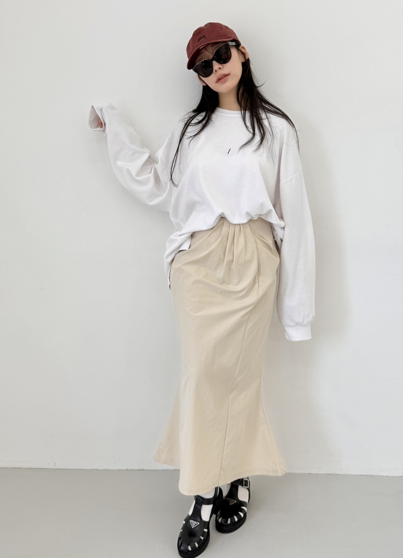 AVEC-OT直郵韓國代購㊣女裝新款人氣休閑職業時尚推薦長裙AVEC-OT長裙