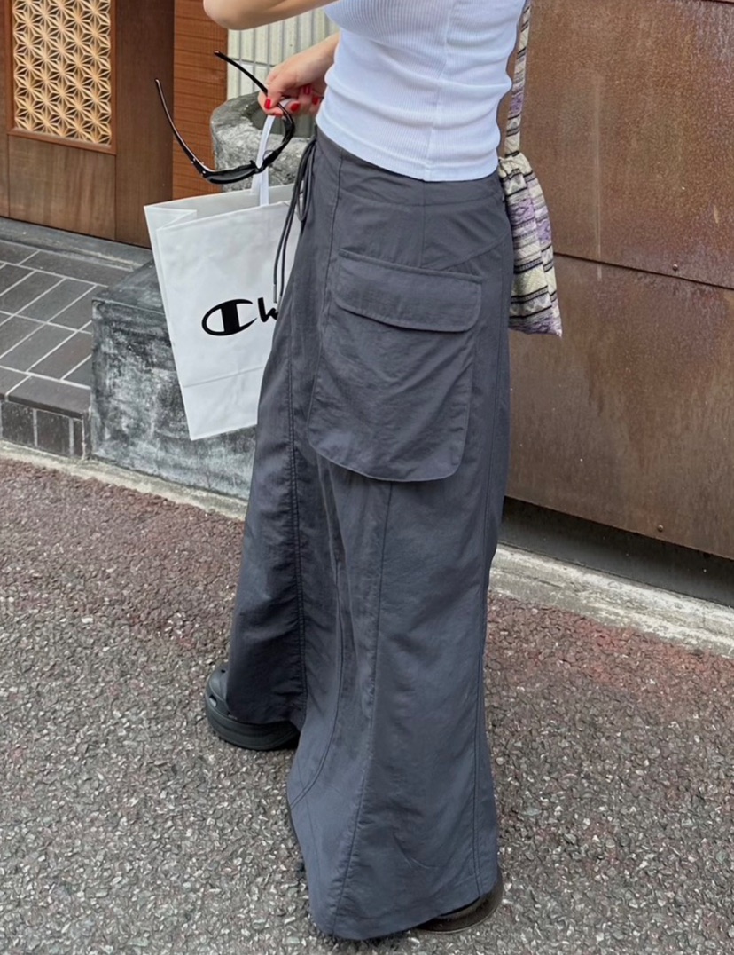 BYRING直郵韓國代購㊣女裝新款推薦25春夏人氣休閑職業長裙BYRING長裙