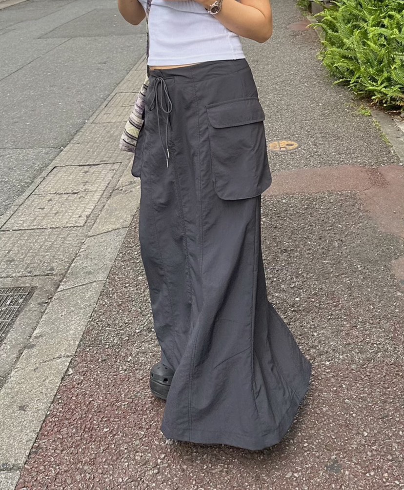BYRING直郵韓國代購㊣女裝新款推薦25春夏人氣休閑職業長裙BYRING長裙