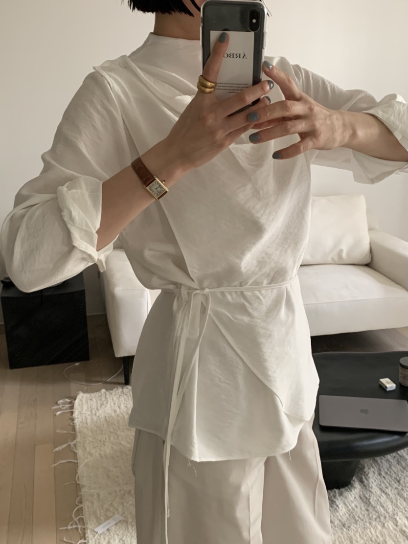 ARBOL直郵韓國代購㊣女裝新品25春夏人氣時尚熱賣襯衫蕾絲衫ARBOL襯衫/蕾絲衫