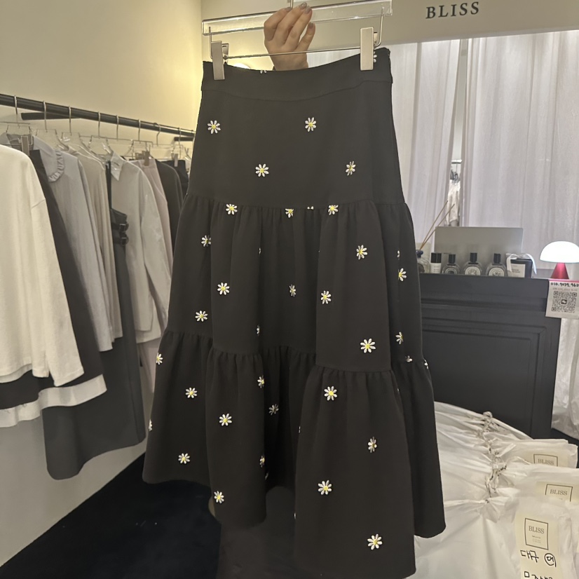 BLISS韓國㊣直郵東大門代購女裝新品休閑25春夏時尚推薦長裙BLISS長裙圖色2