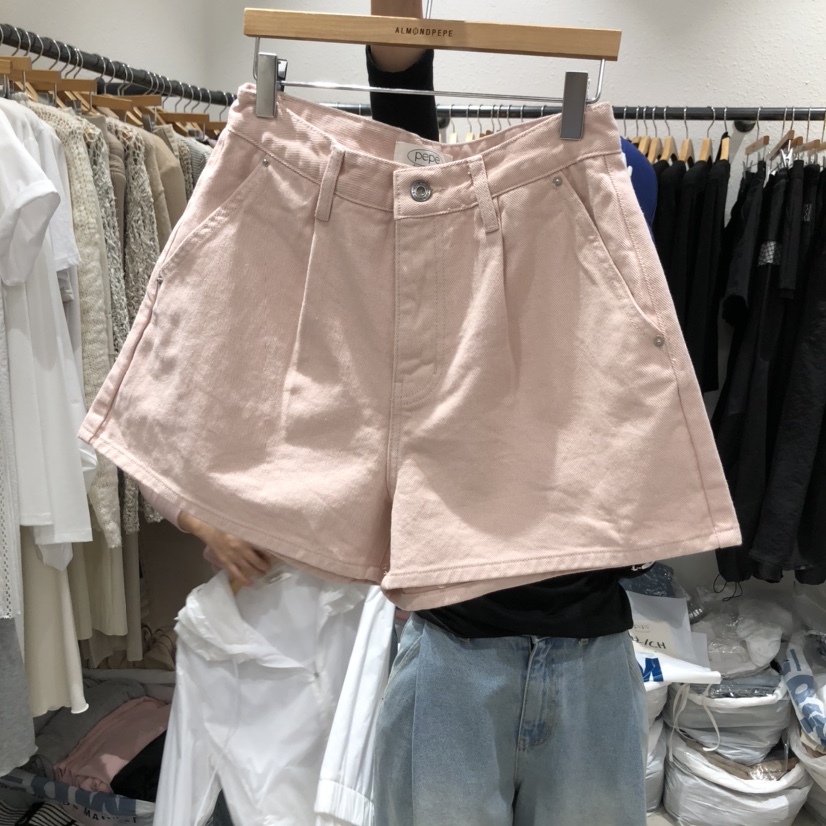 ALMOND PEPE直郵韓國代購㊣女裝新品熱賣休閑短褲不含腰帶ALMOND PEPE短褲