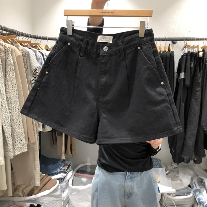 ALMOND PEPE直郵韓國代購㊣女裝新品熱賣休閑短褲不含腰帶ALMOND PEPE短褲圖色3