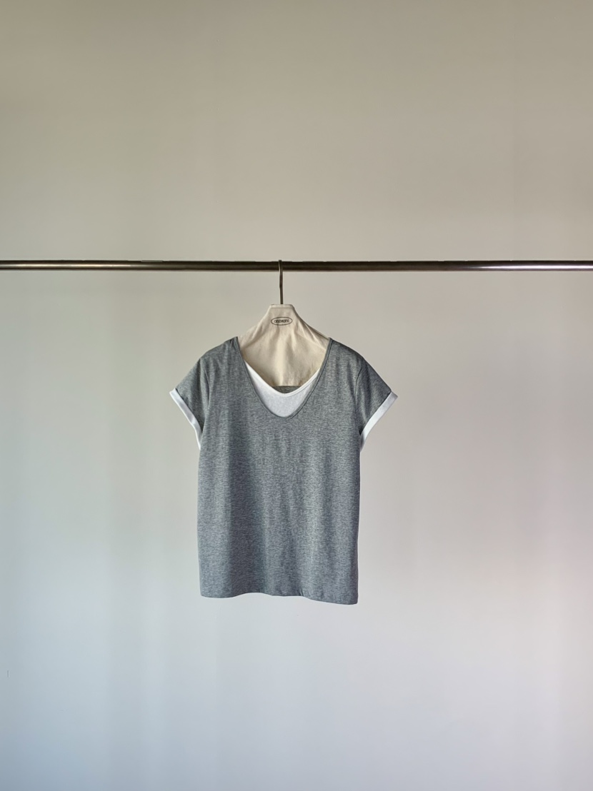 ONE MONE韓國㊣直郵東大門代購女裝新品熱賣人氣時尚25春夏T恤ONE MONET恤圖色4