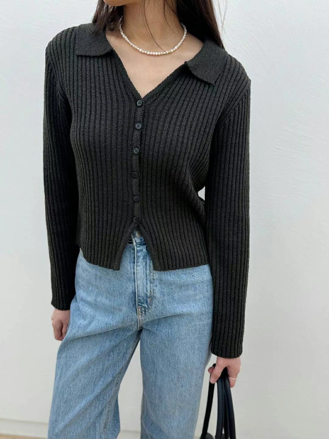 MOST東大門直郵女裝新品人氣時尚推薦真品25春夏針織衫羊毛開衫MOST針織衫圖色3