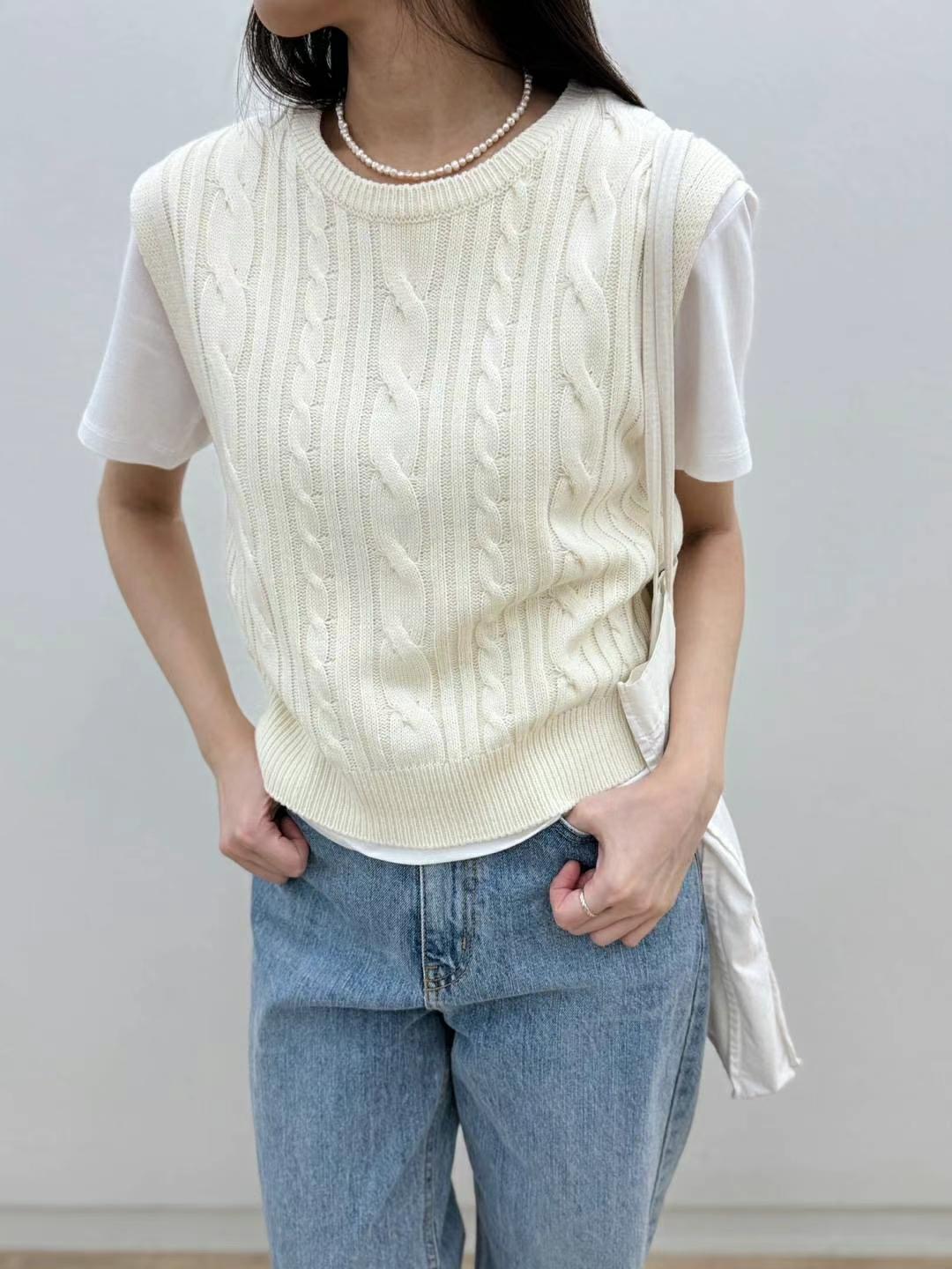 MOST東大門實拍女士新款時尚人氣熱賣職業休閑25春夏吊帶背心MOST吊帶/背心圖色3