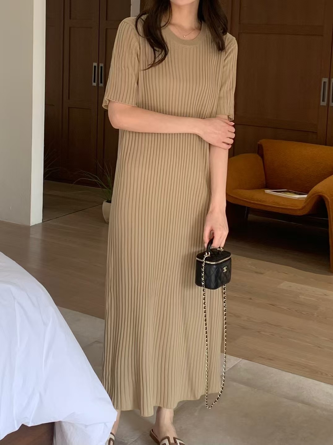 BRUNCH-OT東大門實拍女裝新品推薦人氣25春夏真品熱賣連衣裙BRUNCH-OT連衣裙圖色2